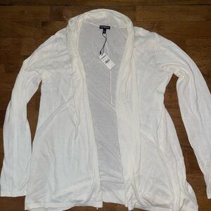 White Express Cardigan